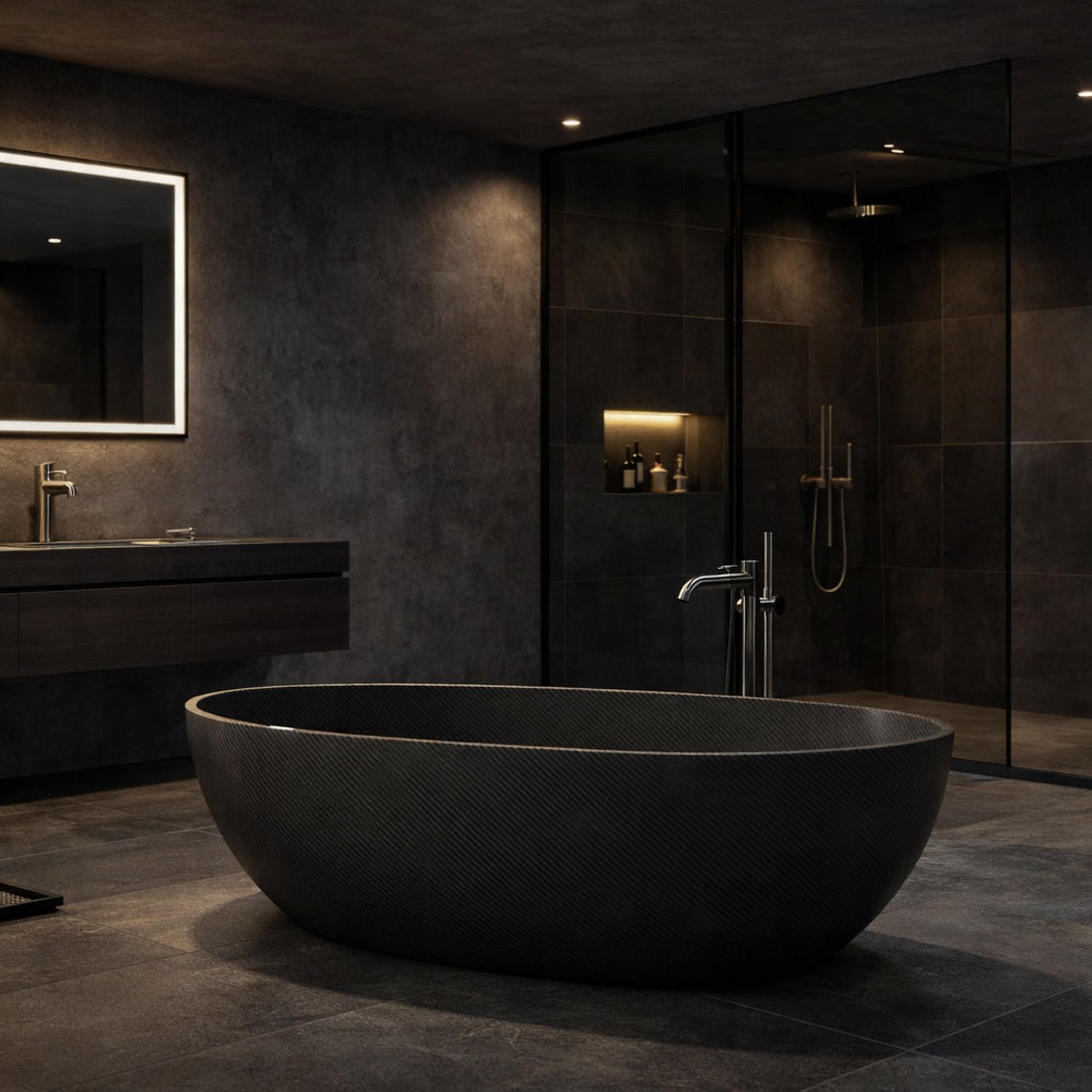67-Inch Carbon Fiber Freestanding Tub | MAIDSTONE|DXV – MAIDSTONE
