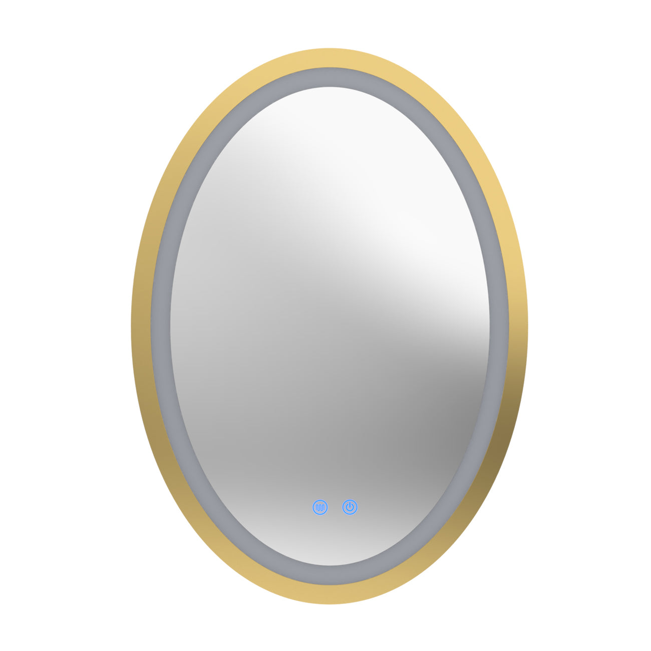 Aydin20 by 28 Inch Oval Lighted Mirror with Anti-Fog | Alternative Image 05 | finish:Glass