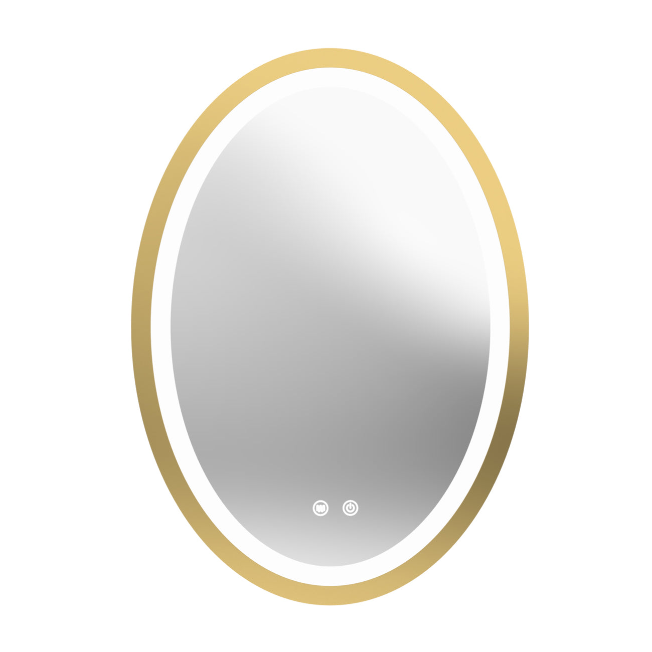 Aydin20 by 28 Inch Oval Lighted Mirror with Anti-Fog | Alternative Image 06 | finish:Glass