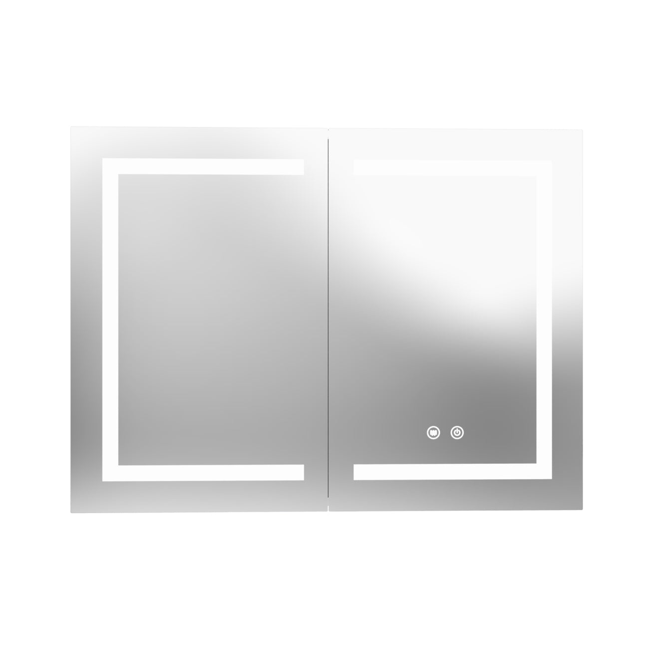 Corvina 32 x 24 inch Double Door LED Medicine Cabinet | Alternative Image 02