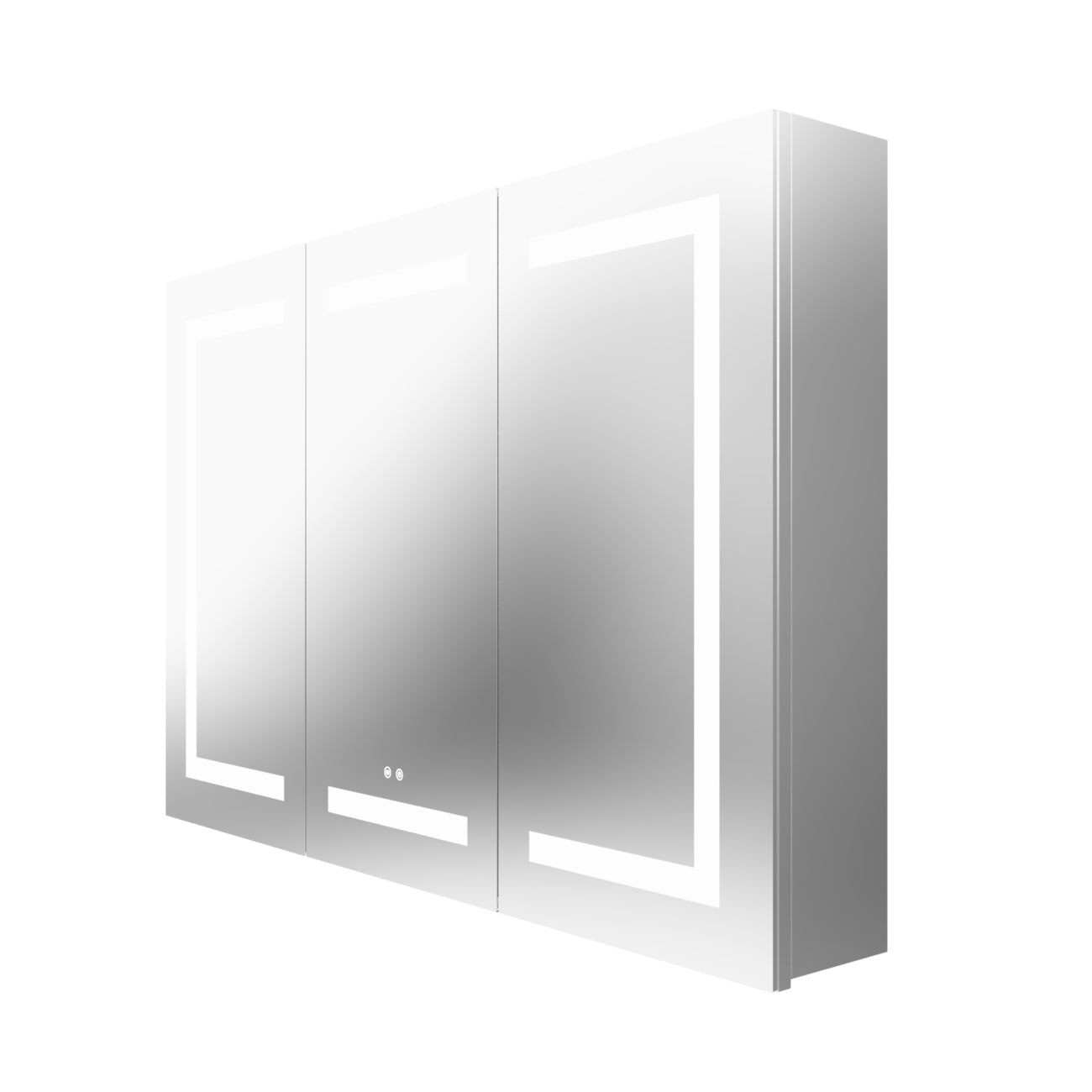 Breccan 36 x 24 Inch Triple Door LED Medicine Cabinet | Alternative Image 04