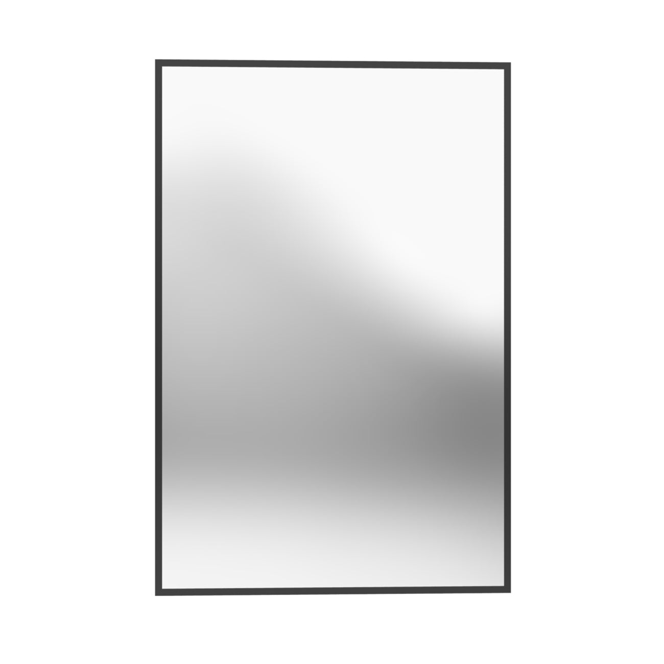 Eria 24 by 36 Inch Rectangle Mirror - Matte Black Frame | Alternative Image 01 | finish:Matte Black