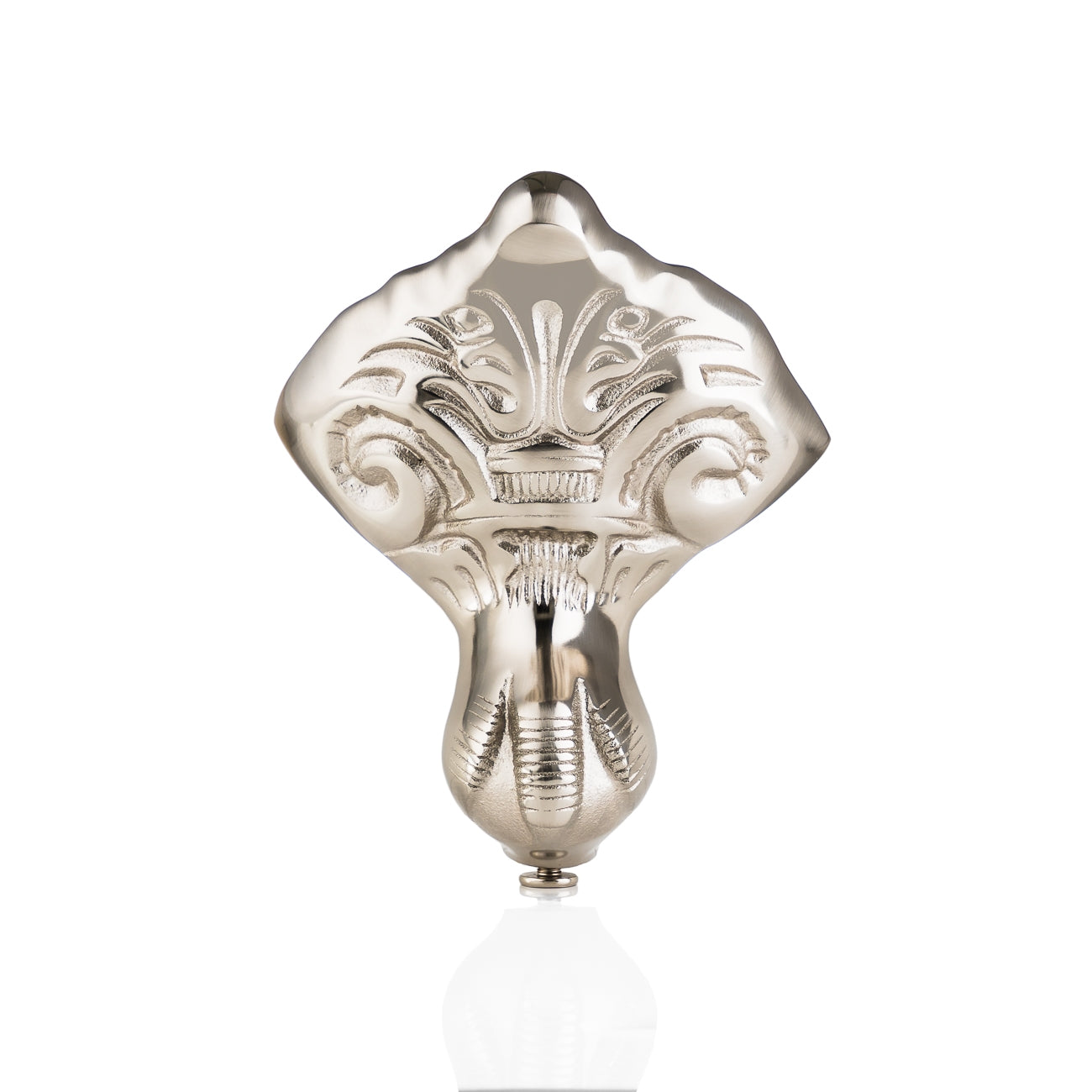 Paloma 60 Inch Cast Iron Double Ended Clawfoot Tub - No Faucet Drillings | Alternative Image 04 | length:60 | faucet centers:None | foot finish:Brushed Nickel