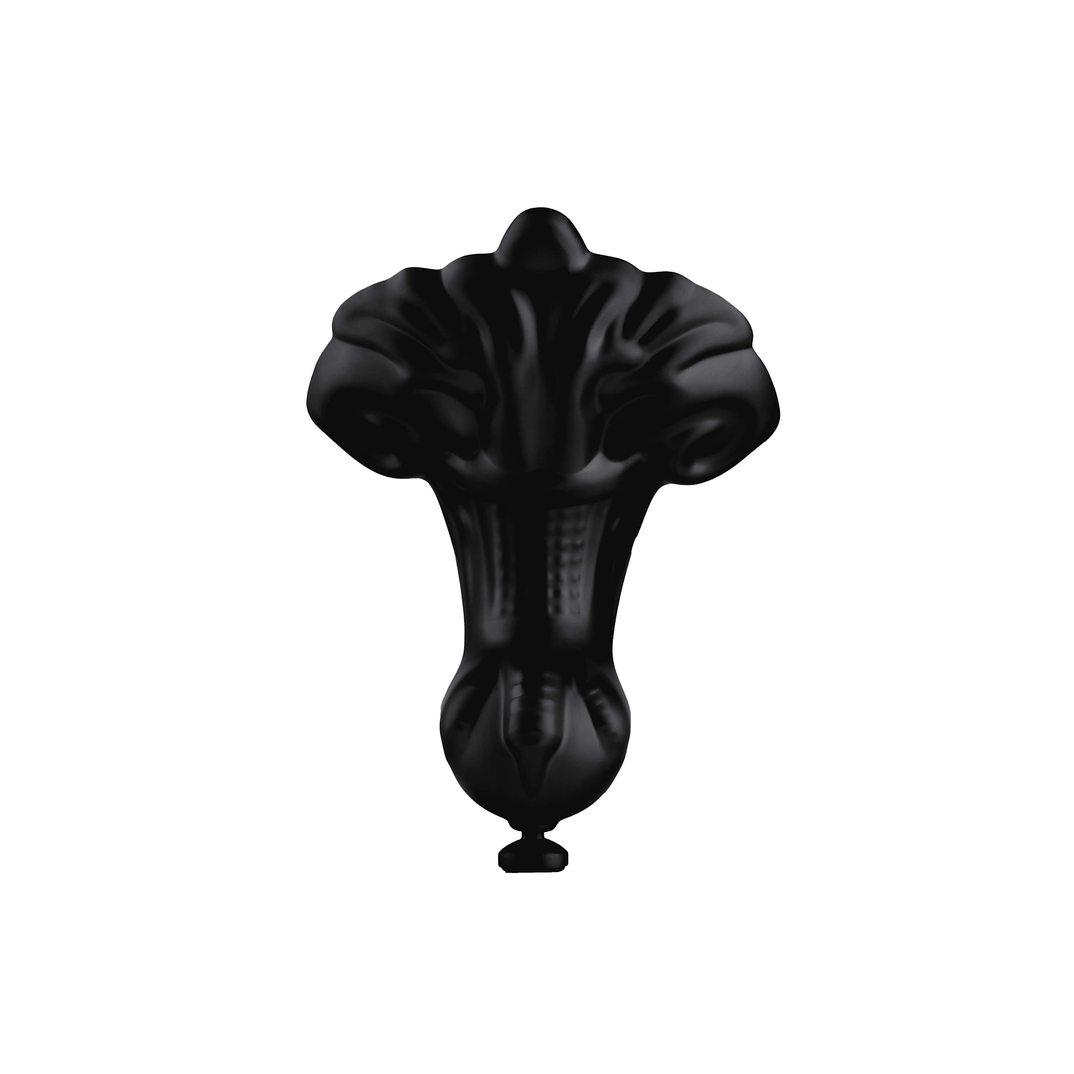 Isaiah II 62-Inch Acrylic Slipper Clawfoot Tub - No Faucet Drillings - Imperial Ball and Claw Feet | Alternative Image 06 | length:61 | faucet centers:None | foot finish:Matte Black