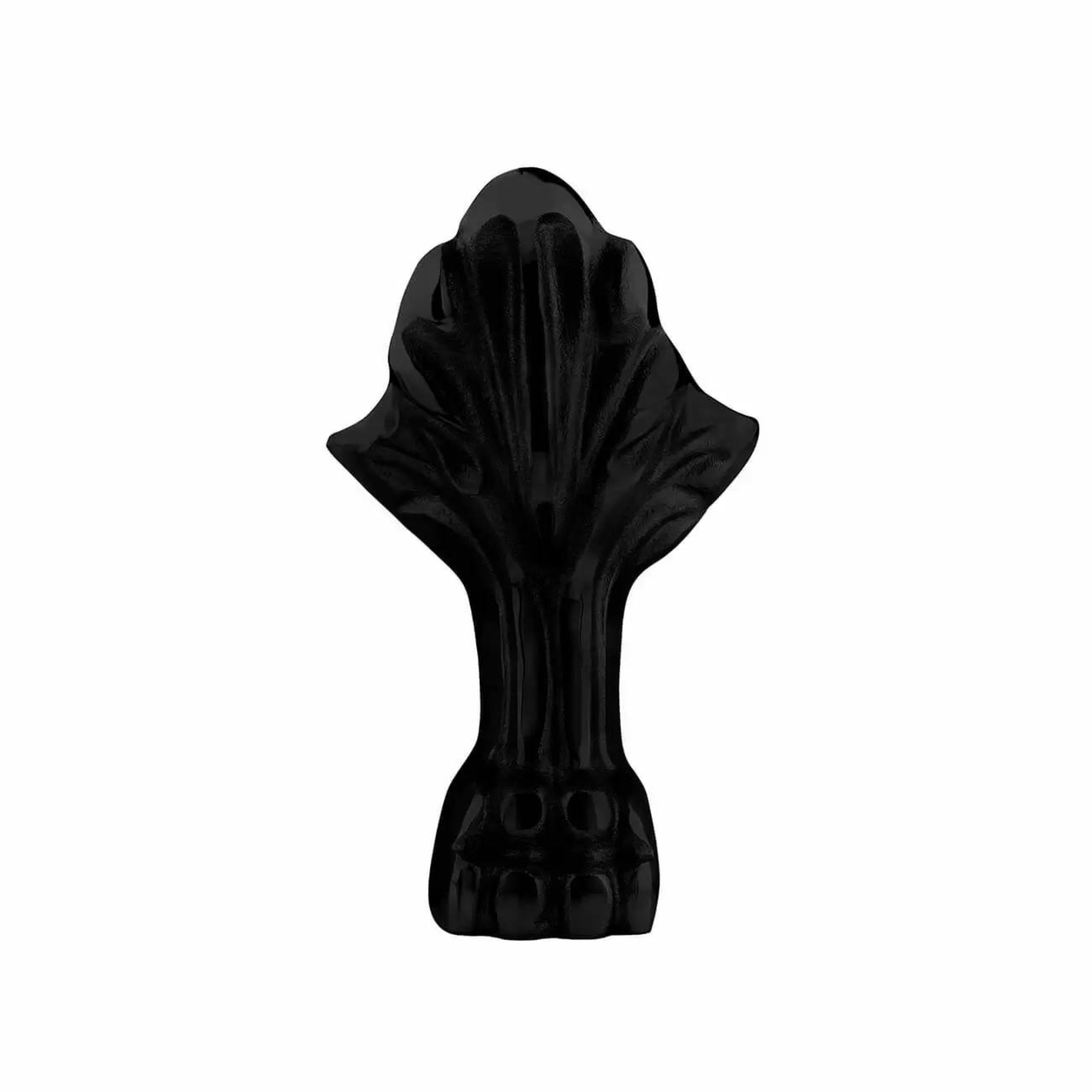 Amandine II 72-Inch Acrylic Double Slipper Clawfoot Tub - No Faucet Drillings - Lions Paw Feet | Alternative Image 04 | length:72 | faucet centers:None | foot finish:Matte Black