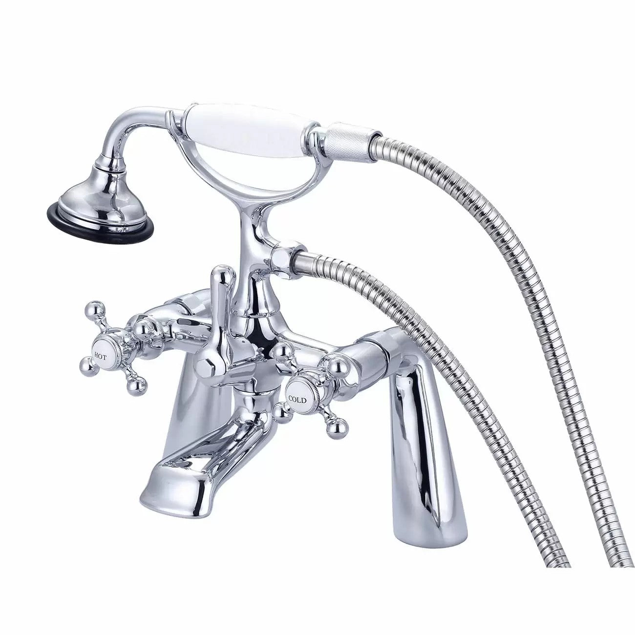 Rim Mount English Telephone Faucet - Classic Spout | Alternative Image 01 | finish:Chrome