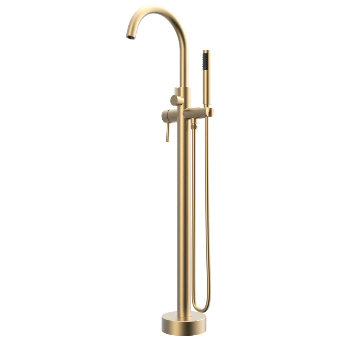 High Flow Freestanding Faucet-Brushed Brass | Alternative Image 01 | finish:Brushed Brass