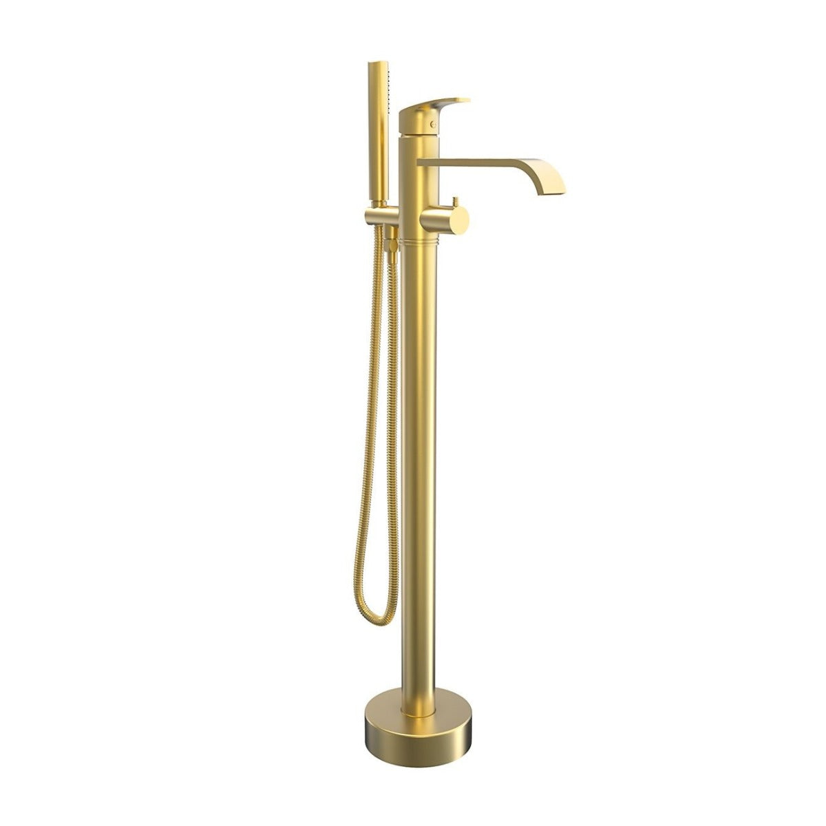 High Flow Freestanding Faucet-Brushed Brass | Alternative Image 01 | finish:Brushed Brass