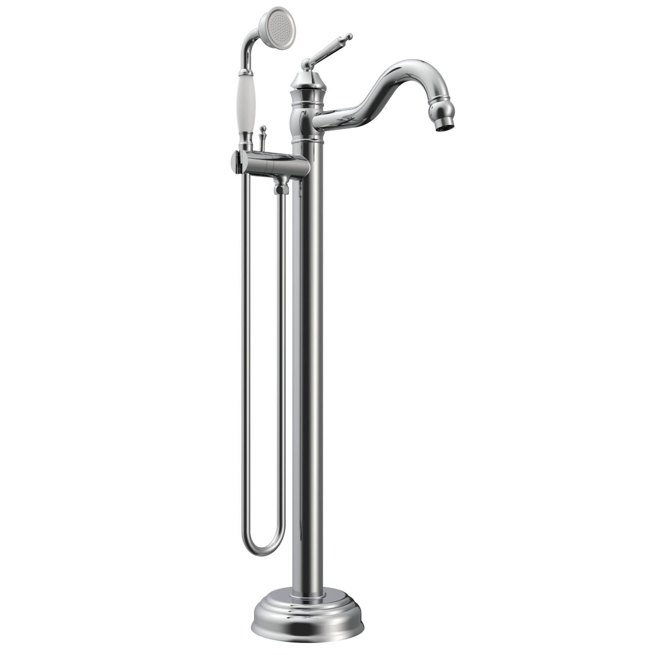 Traditional High Flow Freestanding Tub Faucet | Alternative Image 04 | finish:Matte Black