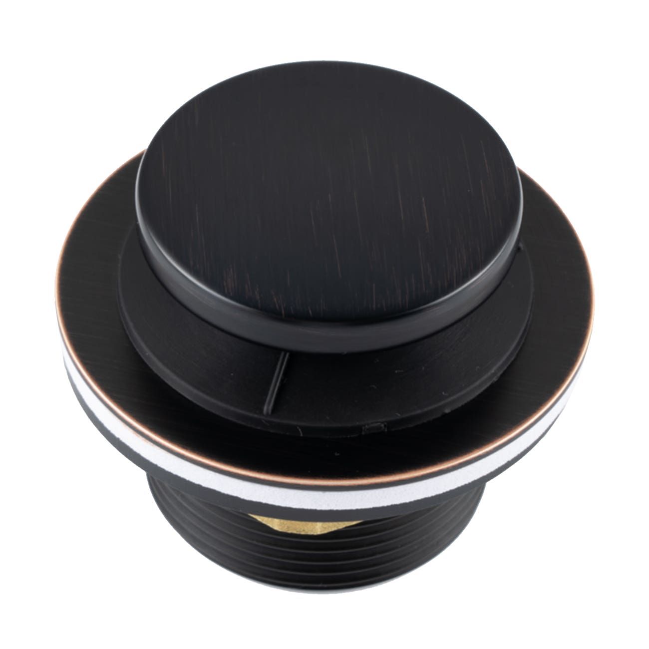 Solid Brass Copper Tub Drain - Matte Black | Alternative Image 01 | finish:Matte Black