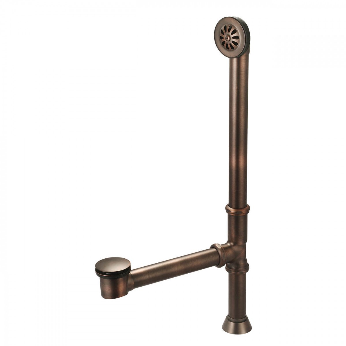 Toe Tapper Pop-Up Clawfoot Tub Drain | Alternative Image 03 | finish:Polished Nickel