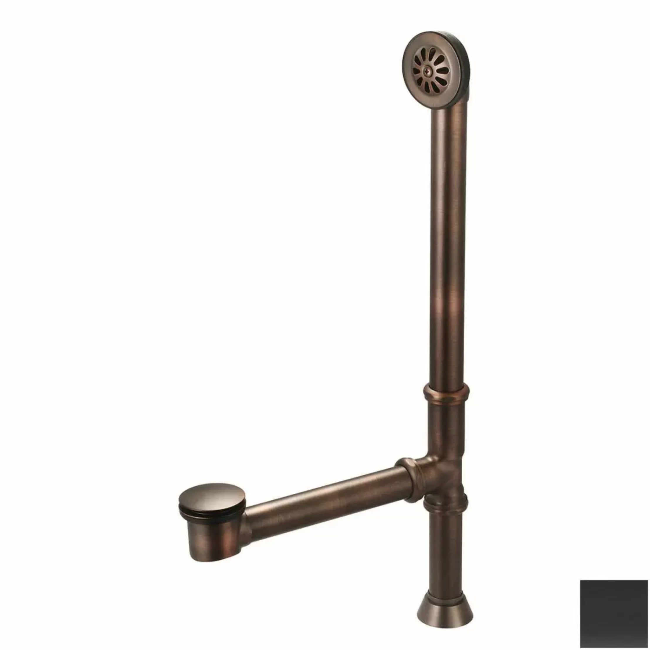 Toe Tapper Pop-Up Clawfoot Tub Drain - Oil Rubbed Bronze | Alternative Image 01 | finish:Oil Rubbed Bronze