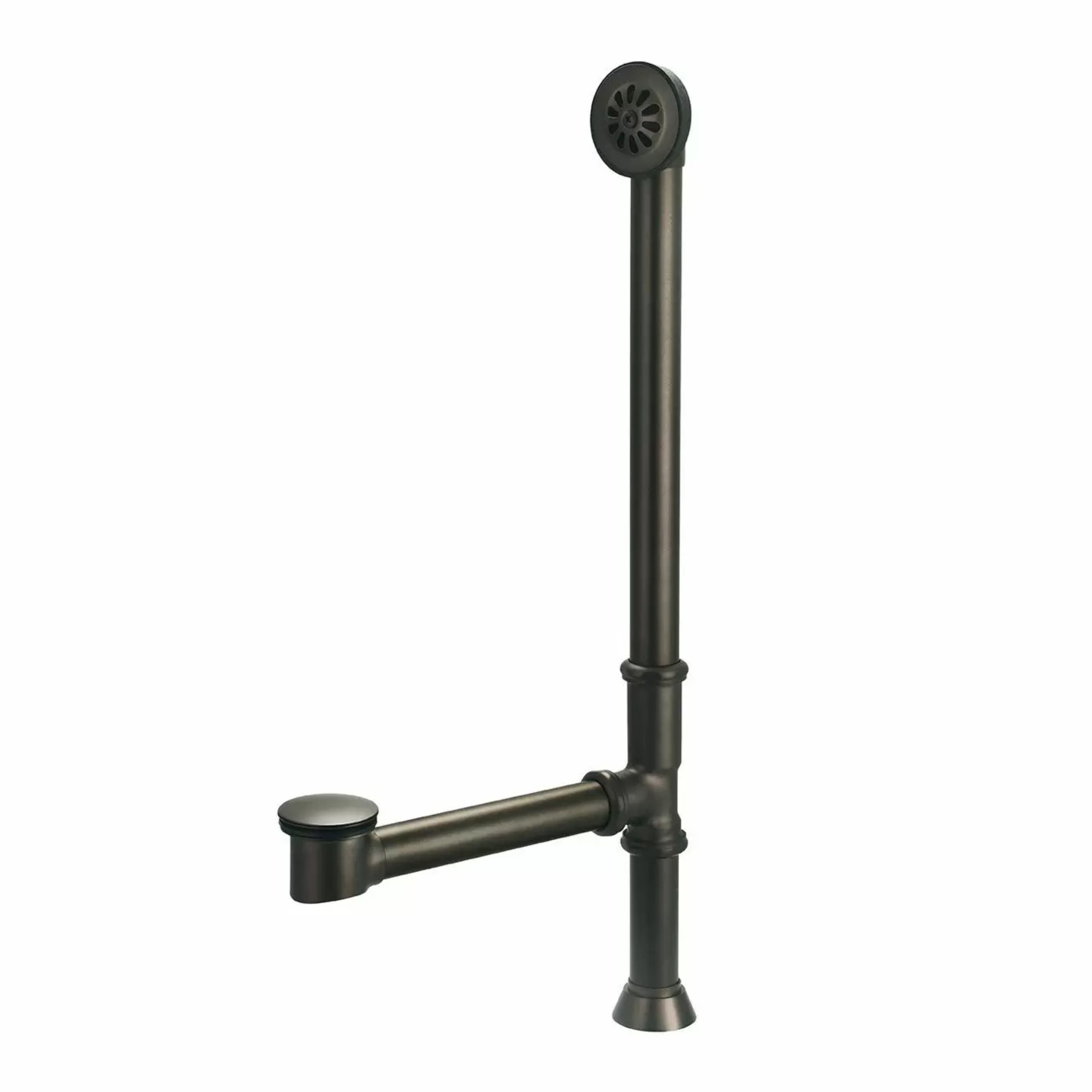 Toe Tapper Pop-Up Clawfoot Tub Drain - Matte Black | Alternative Image 01 | finish:Matte Black
