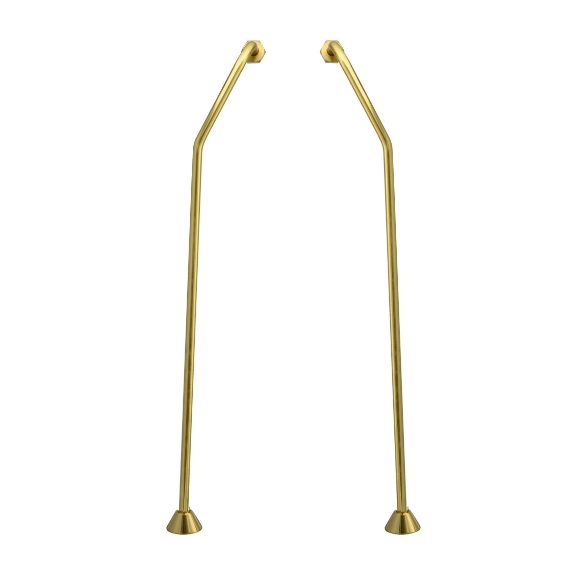 Double Offset Supply Lines - Supercoated Brass | Alternative Image 02 | finish:Polished Brass