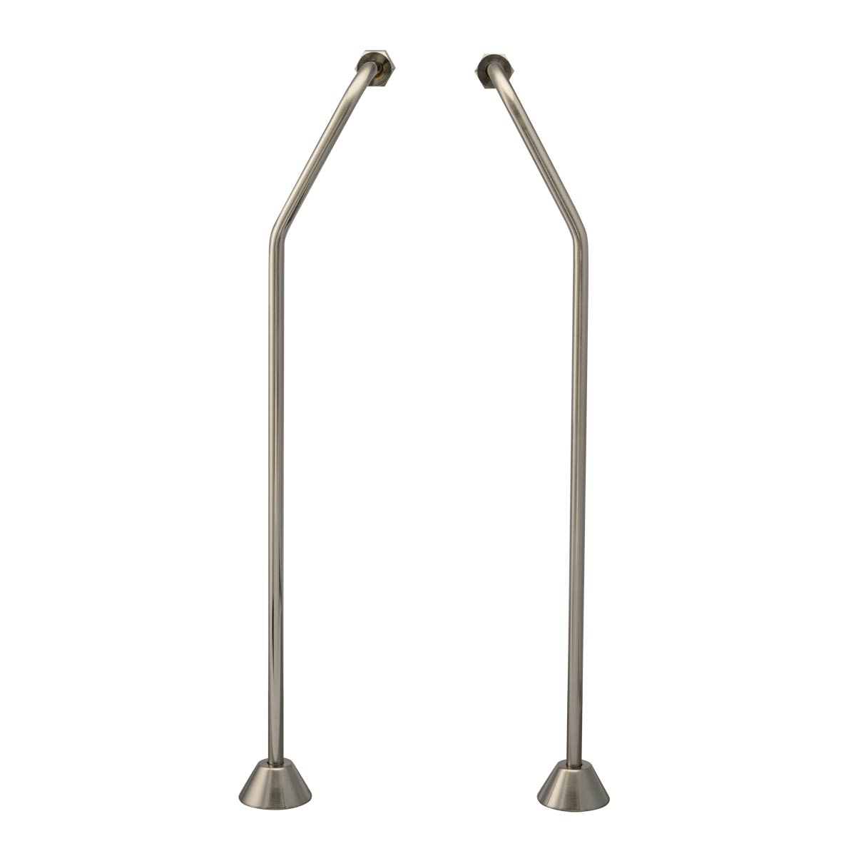 Double Offset Supply Lines - Brushed Nickel | Alternative Image 01 | finish:Brushed Nickel