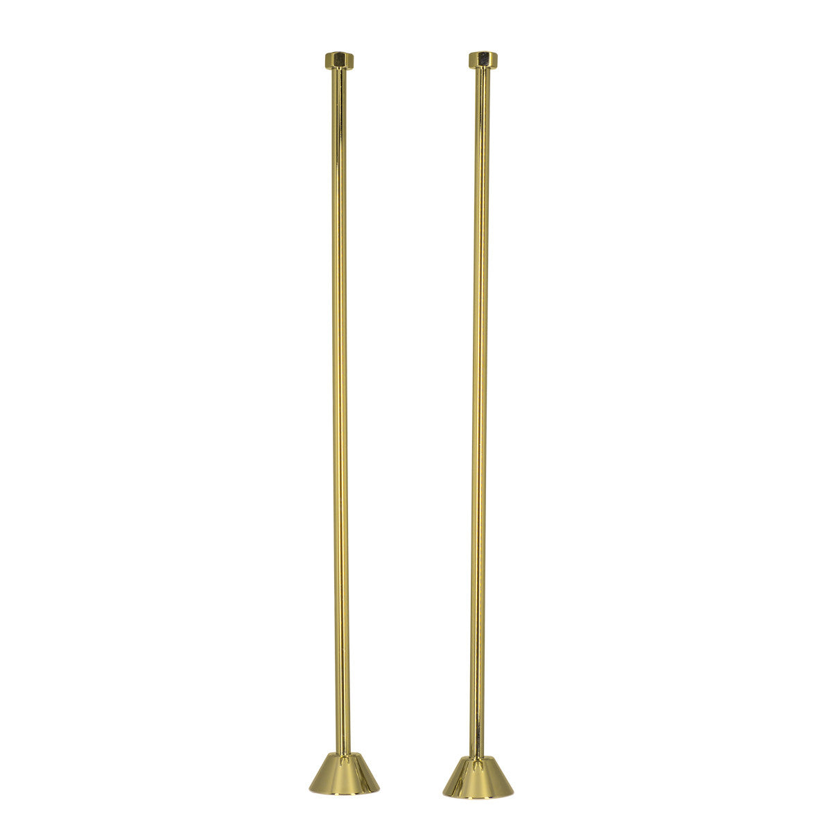 Straight Supply Line-Polished Brass | Alternative Image 01 | finish:Polished Brass