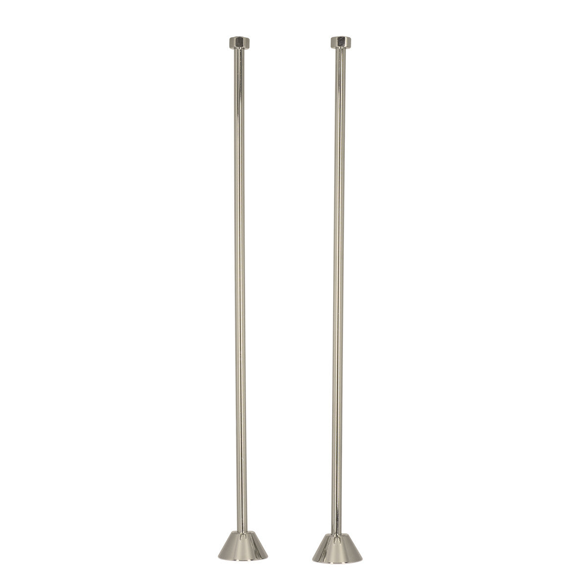 Straight Supply Lines - Brushed Nickel | Alternative Image 01 | finish:Brushed Nickel