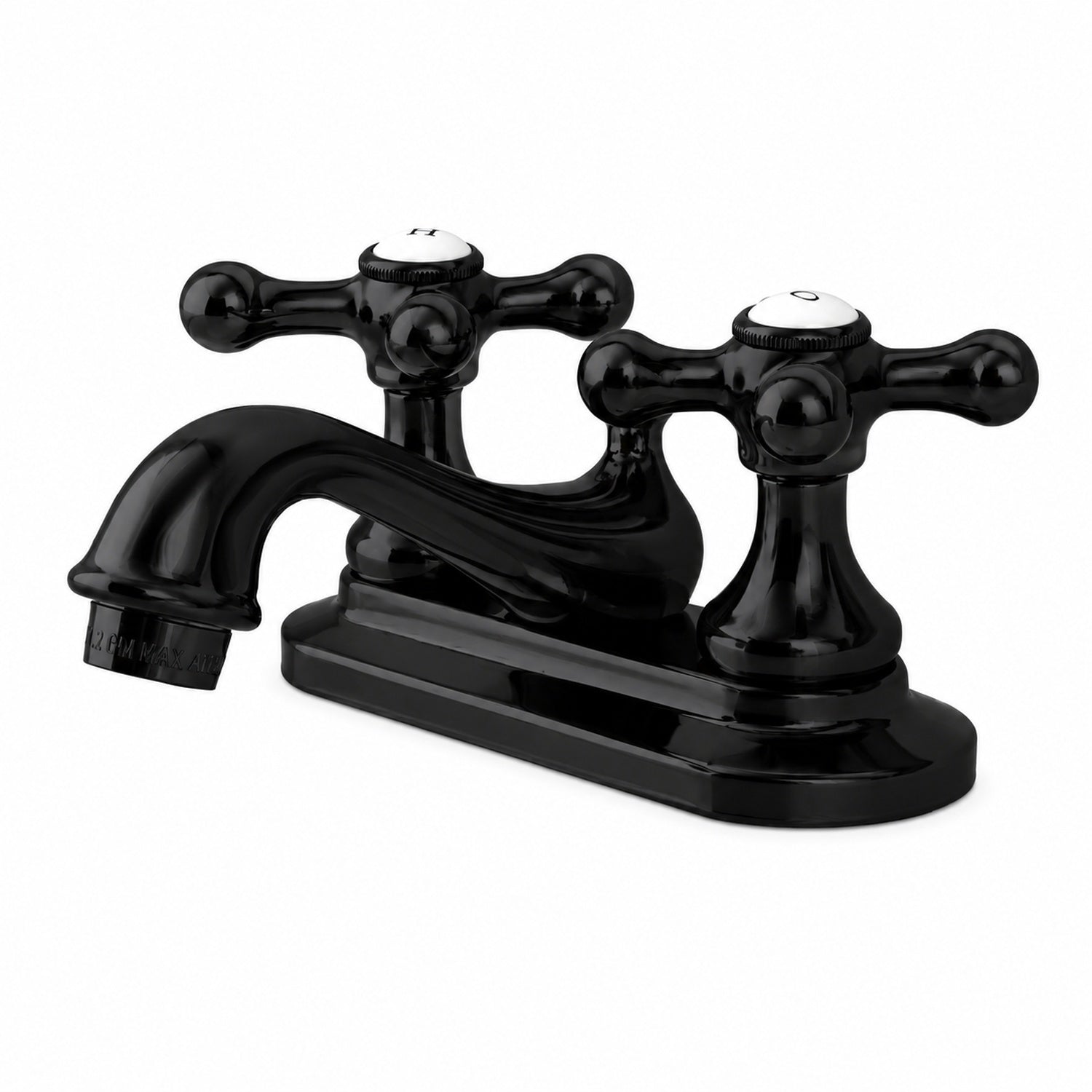 Charlotte Centerset Bathroom Sink Faucet - Metal Cross Handles - Oil Rubbed Bronze | Alternative Image 01 | finish:Oil Rubbed Bronze