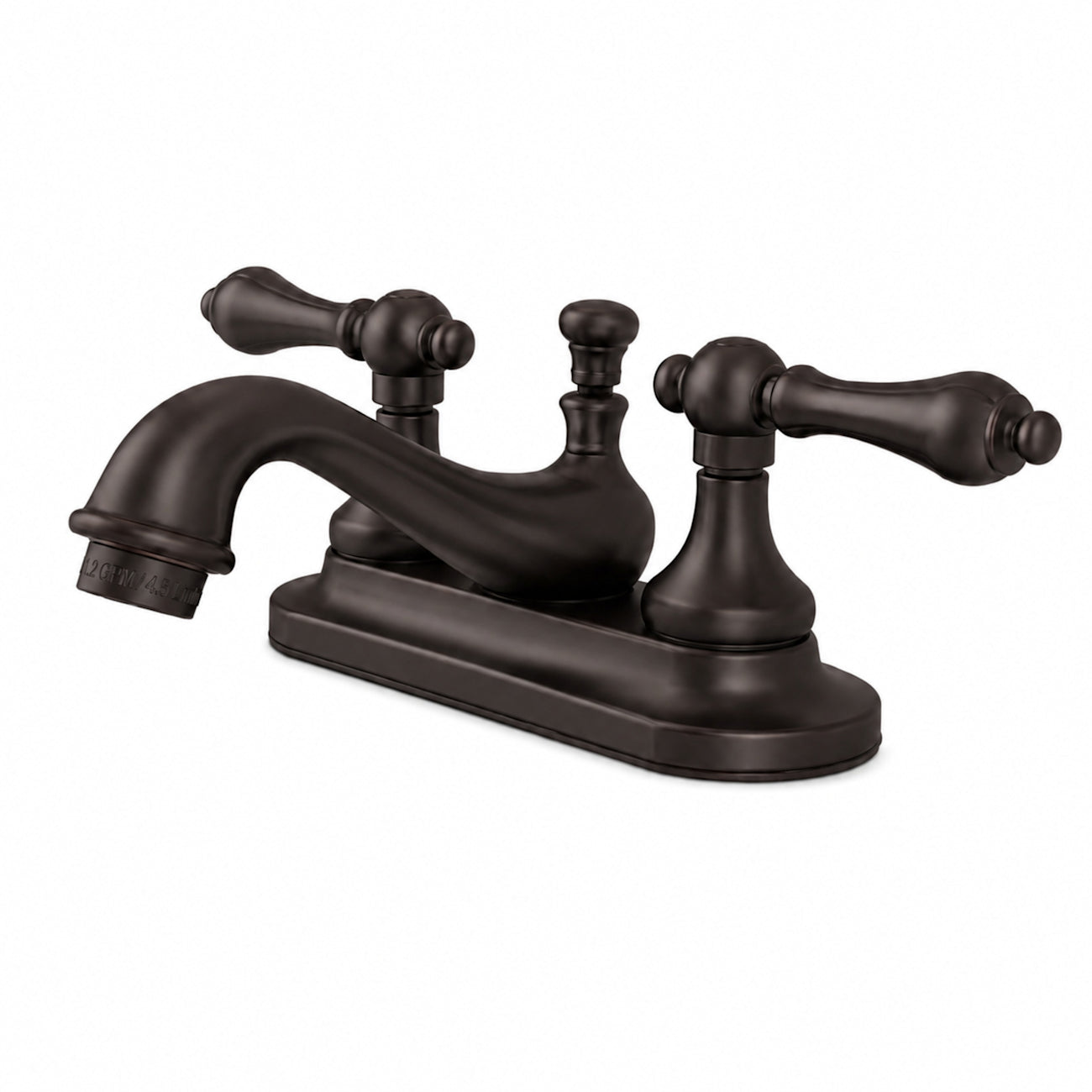 Charlotte Centerset Bathroom Sink Faucet - Metal Lever Handles - Oil Rubbed Bronze | Alternative Image 01 | finish:Oil Rubbed Bronze
