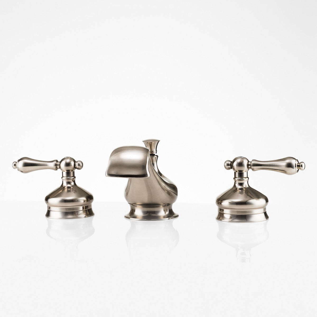 Mila Widespread Bathroom Sink Faucet - Metal Lever Handles | Alternative Image 01 | finish:Chrome