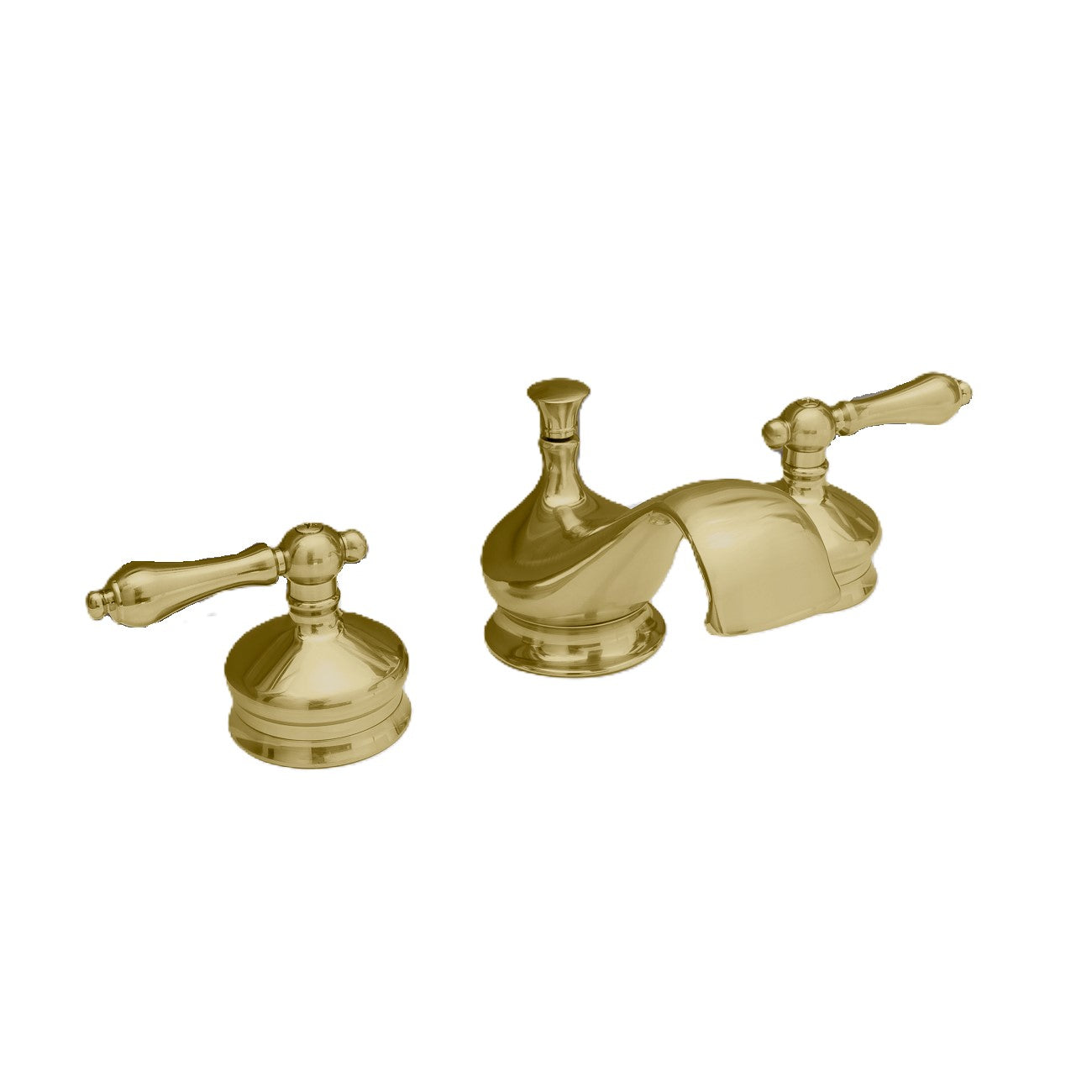Mila Widespread Bathroom Sink Faucet - Metal Lever Handles | Alternative Image 03 | finish:Matte Black