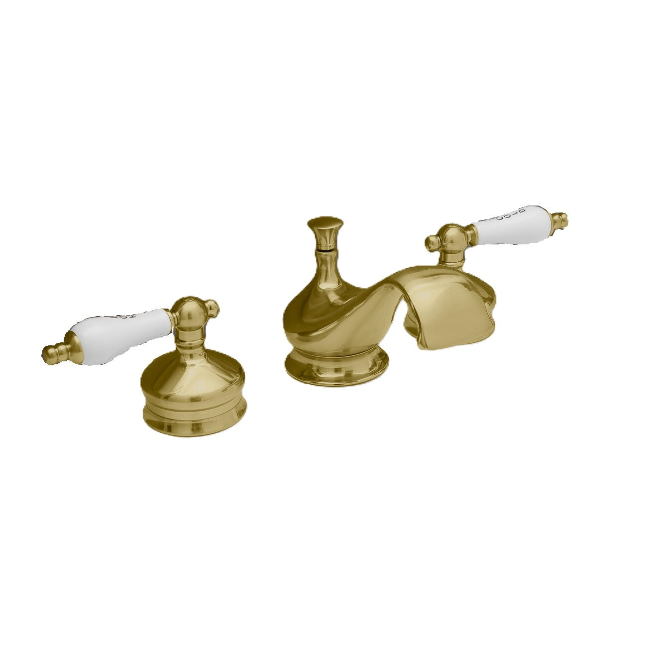 Mila Widespread Bathroom Sink Faucet - Porcelain Lever Handles - Oil Rubbed Bronze | Alternative Image 04 | finish:Oil Rubbed Bronze