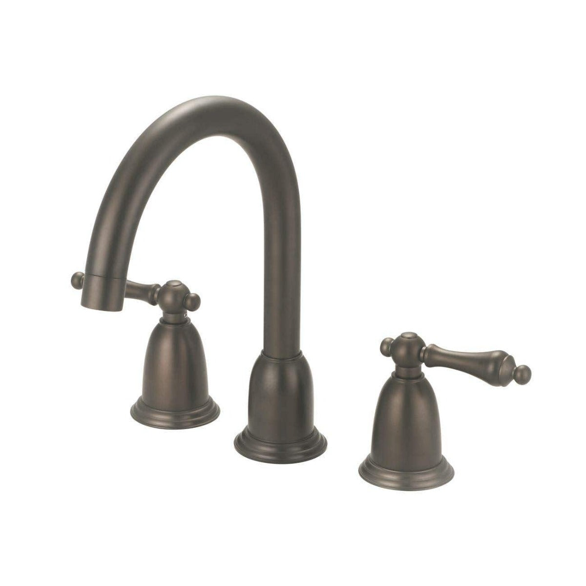 Widepread Bathroom Sink Faucet - Metal Lever Handles - Matte Black | Alternative Image 03 | finish:Oil Rubbed Bronze