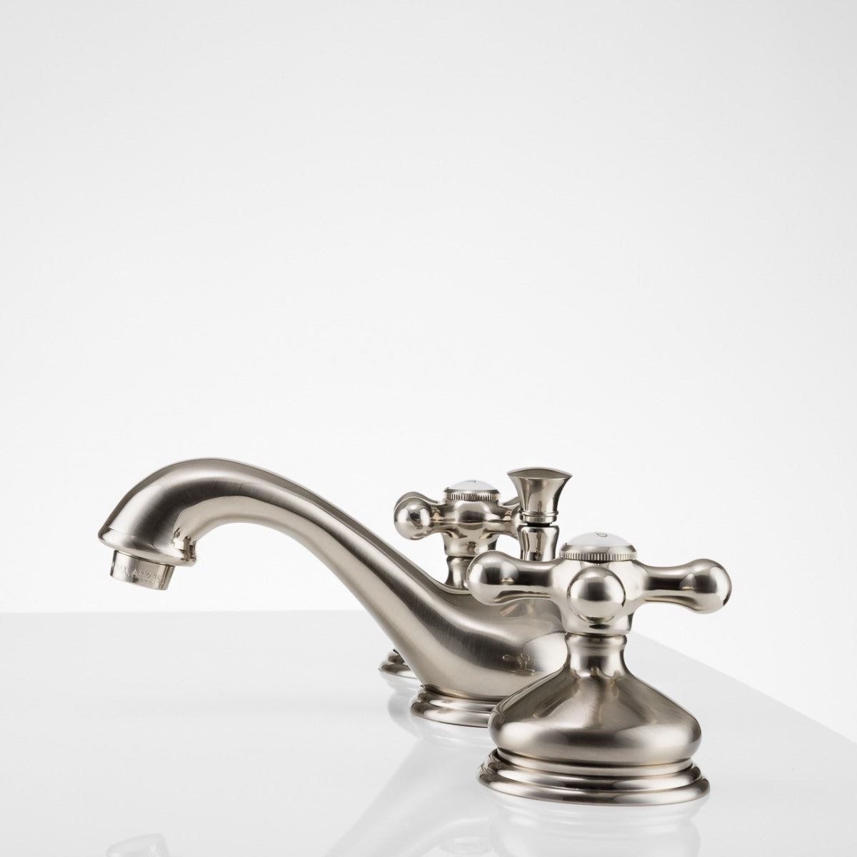 Camilla Widespread Bathroom Sink Faucet - Metal Cross Handles - Brushed Nickel | Alternative Image 02 | finish:Brushed Nickel