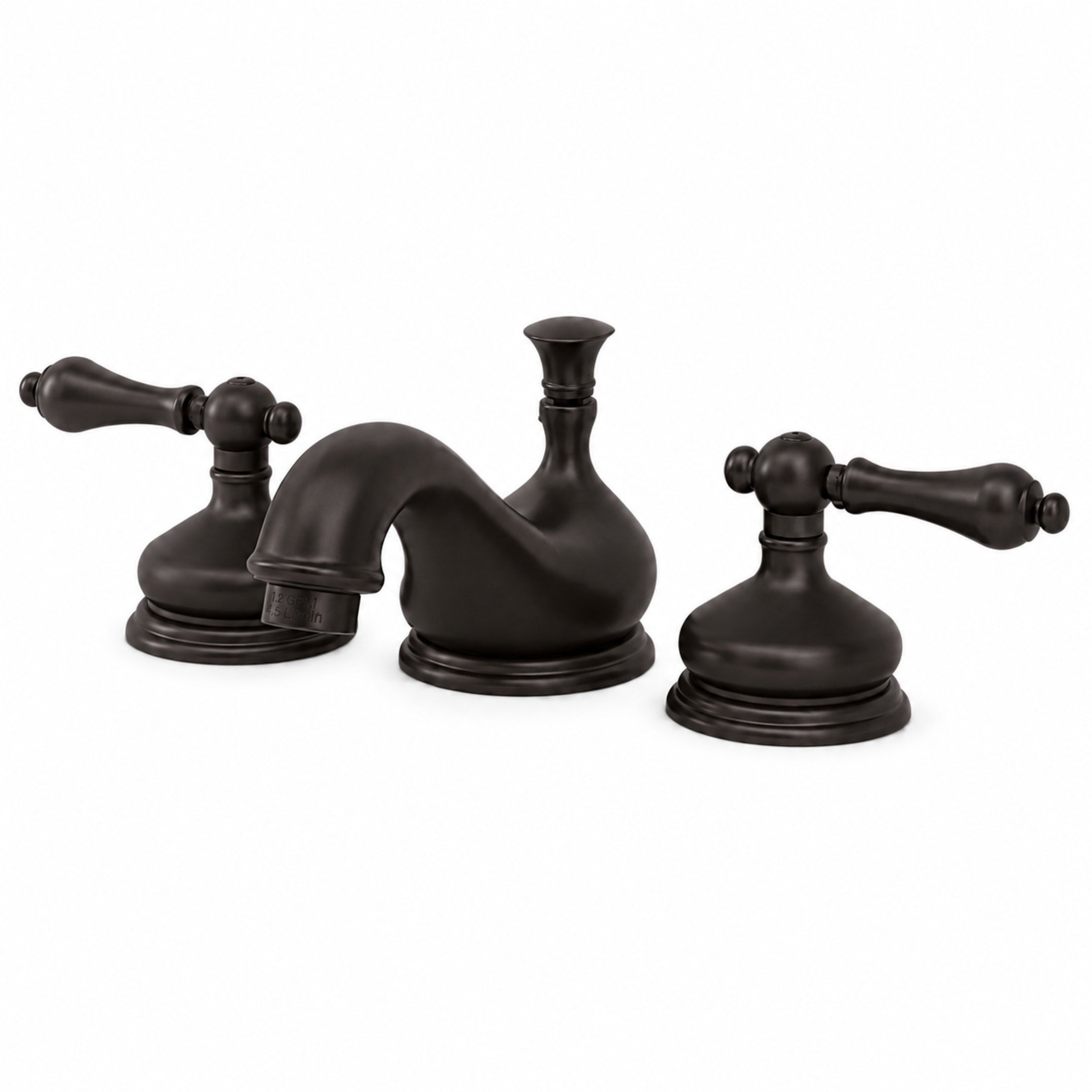 Camilla Widespread Bathroom Sink Faucet - Metal Lever Handles - Oil Rubbed Bronze | Alternative Image 01 | finish:Oil Rubbed Bronze