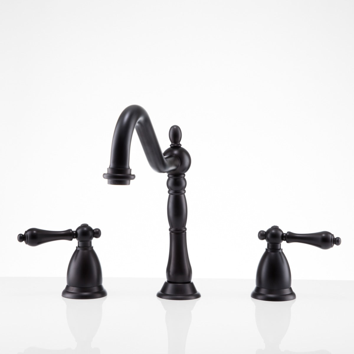 Ashford Widespread Bathroom Sink Faucet - Metal Lever Handle - Chrome | Alternative Image 02 | finish:Chrome