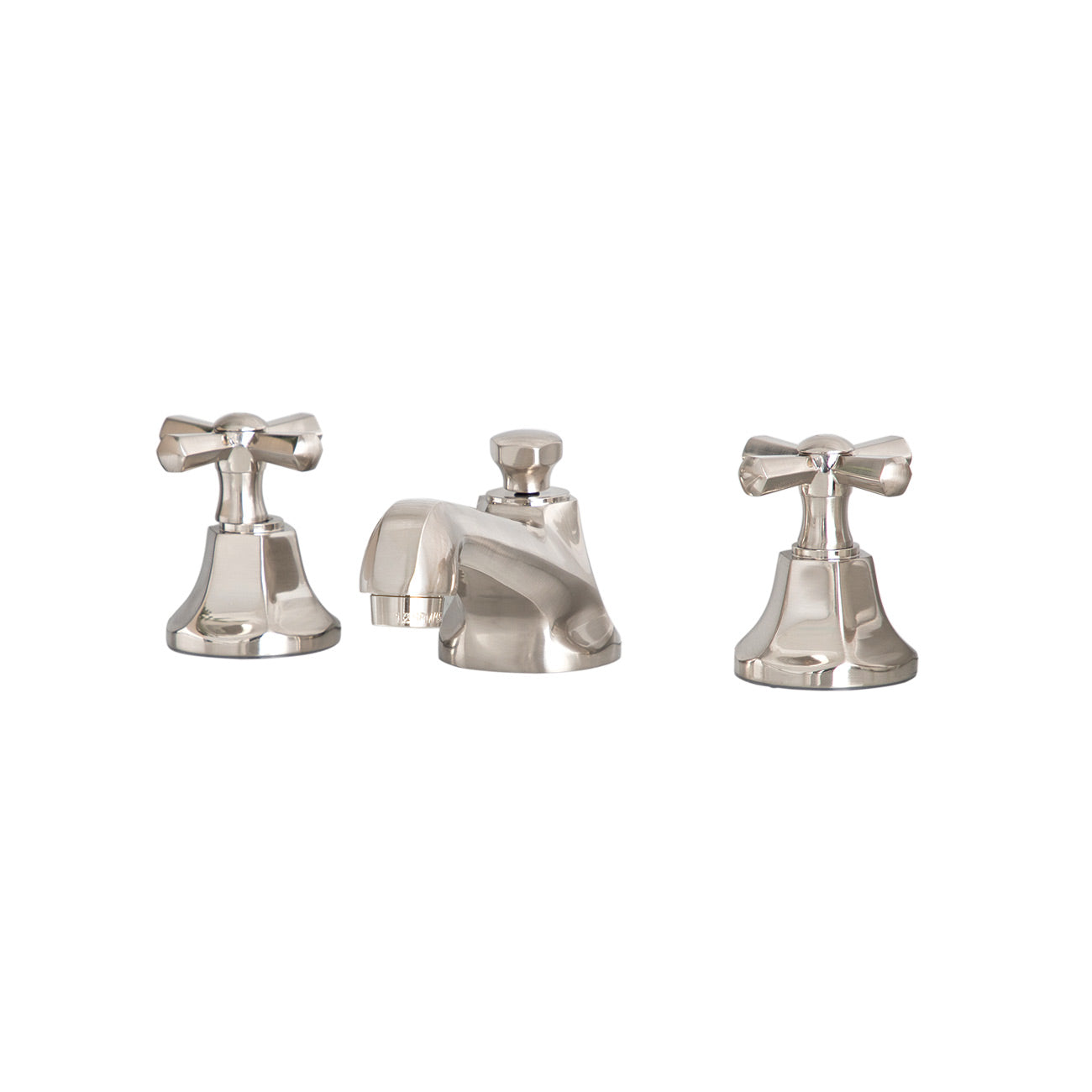 Nouveau Deco Widespread Bathroom Sink Faucet | Alternative Image 02 | finish:Brushed Nickel