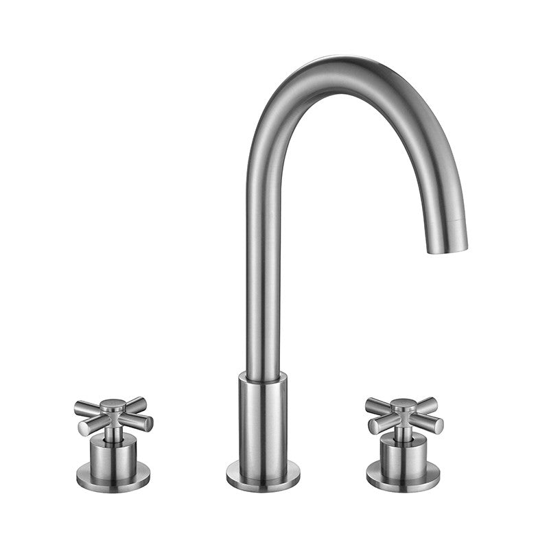 Cyprus Widespread Bathroom Sink Faucet - Brushed Nickel | Alternative Image 01 | finish:Brushed Nickel