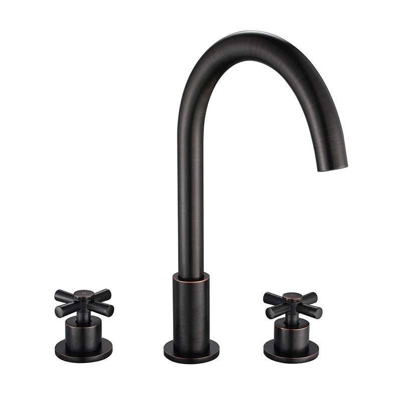 Cyprus Widespread Bathroom Sink Faucet-Matte Black | Alternative Image 04 | finish:Matte Black