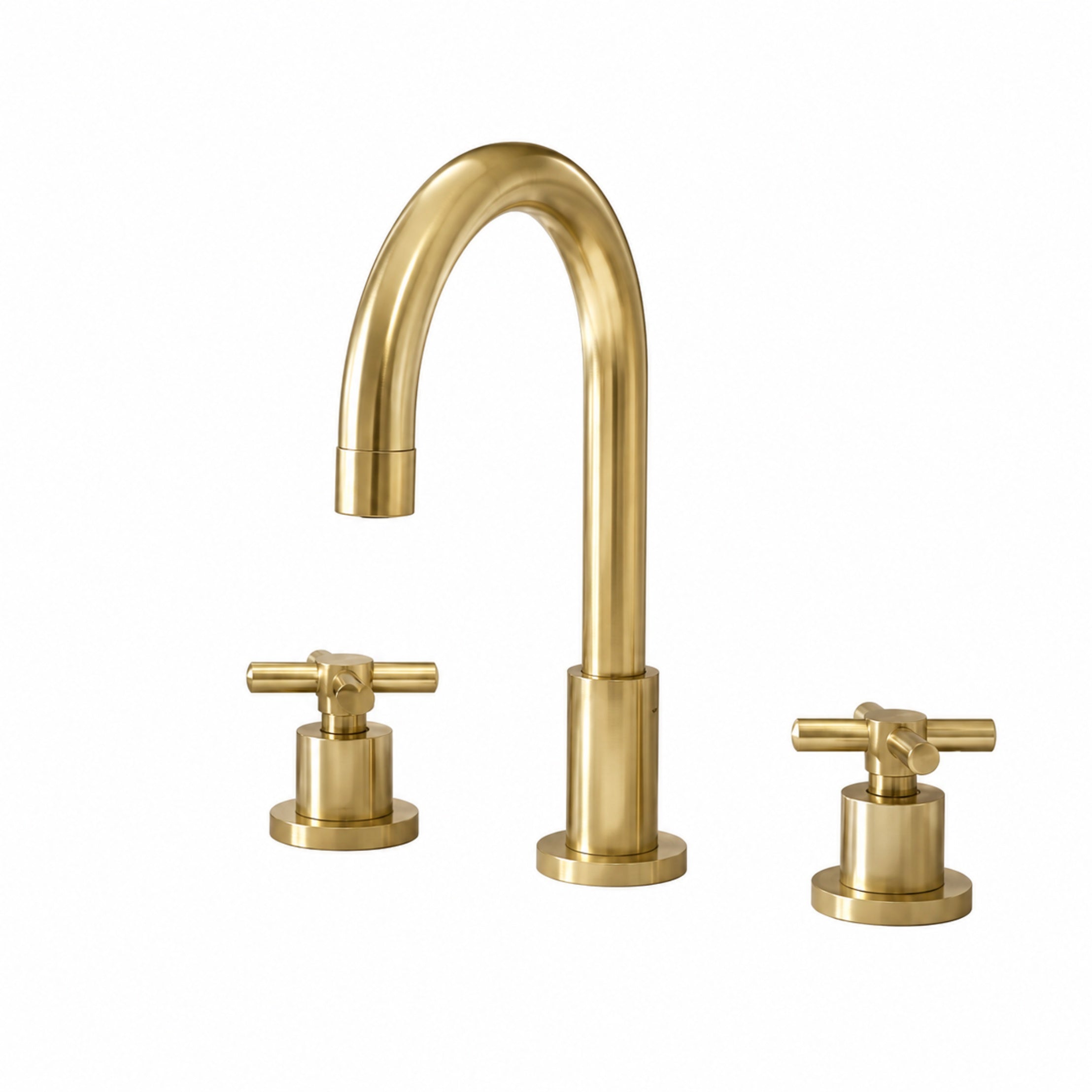 Cyprus Widespread Bathroom Sink Faucet - Brushed Brass | Alternative Image 01 | finish:Brushed Brass