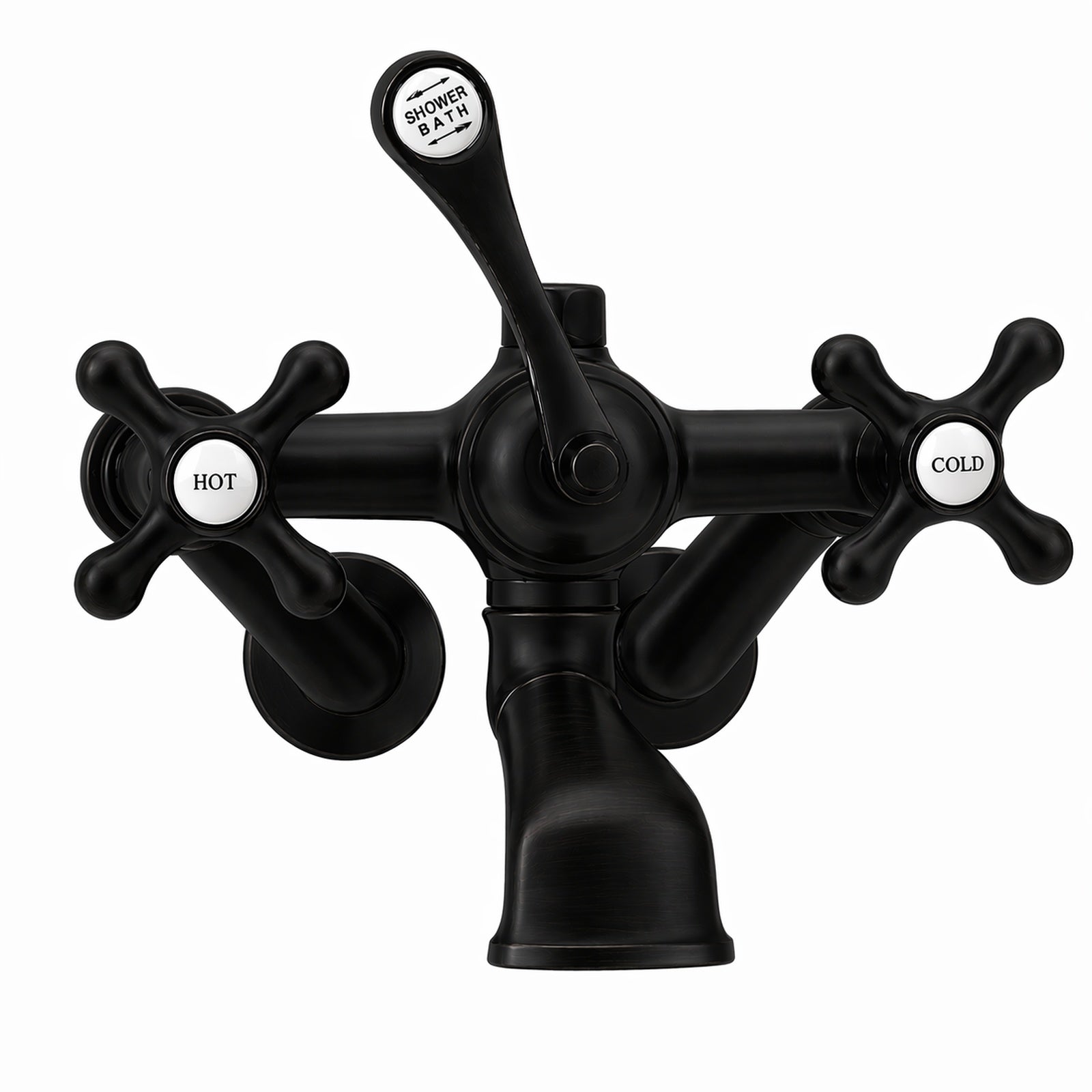 Tub Wall Mount Shower Kit with Classic Spout Faucet | Alternative Image 03 | finish:Oil Rubbed Bronze | shower head:Rain