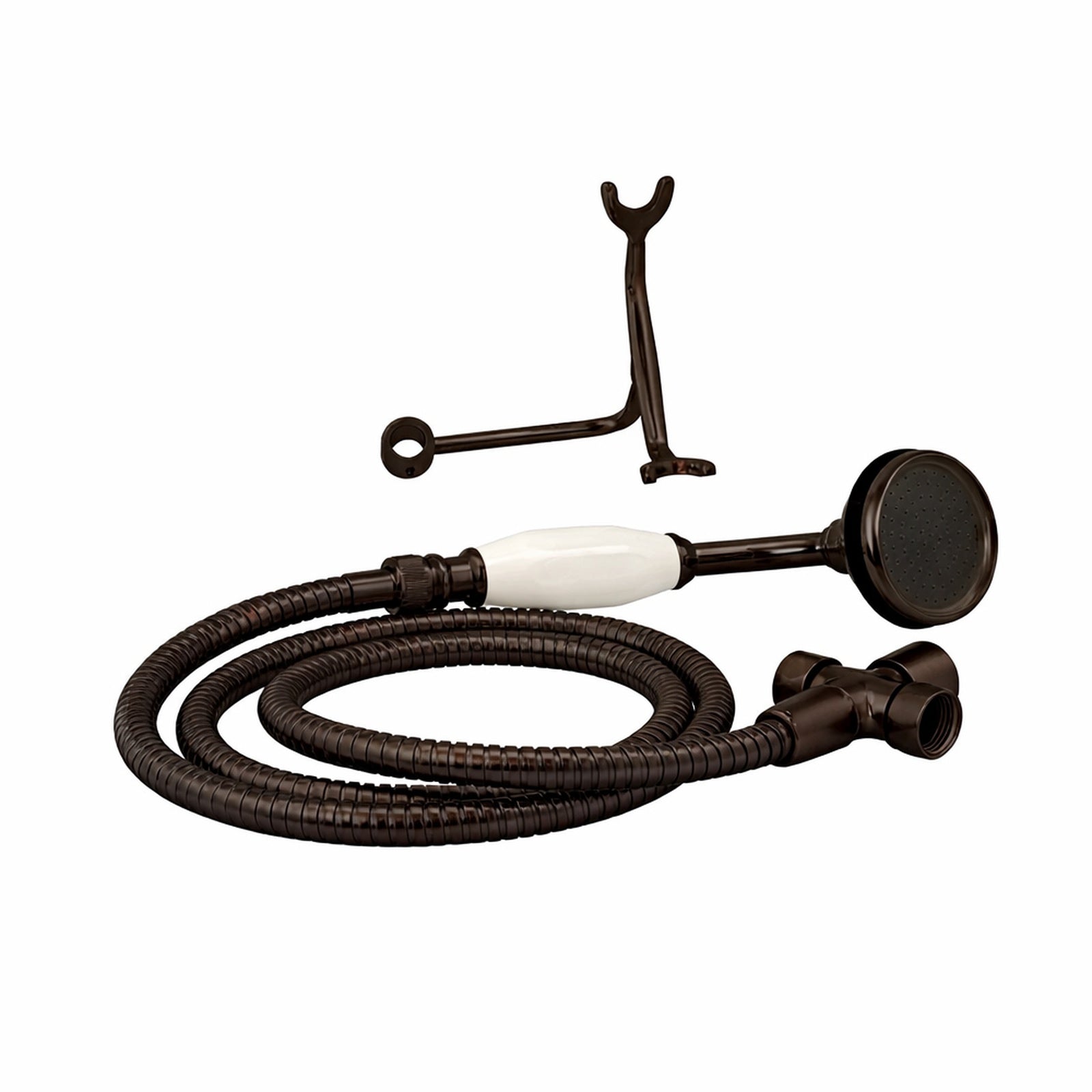 Clawfoot Tub Side Mount Shower Conversion Kit - Oil Rubbed Bronze | Alternative Image 04 | size:54 | shower head:Rain | finish:Oil Rubbed Bronze