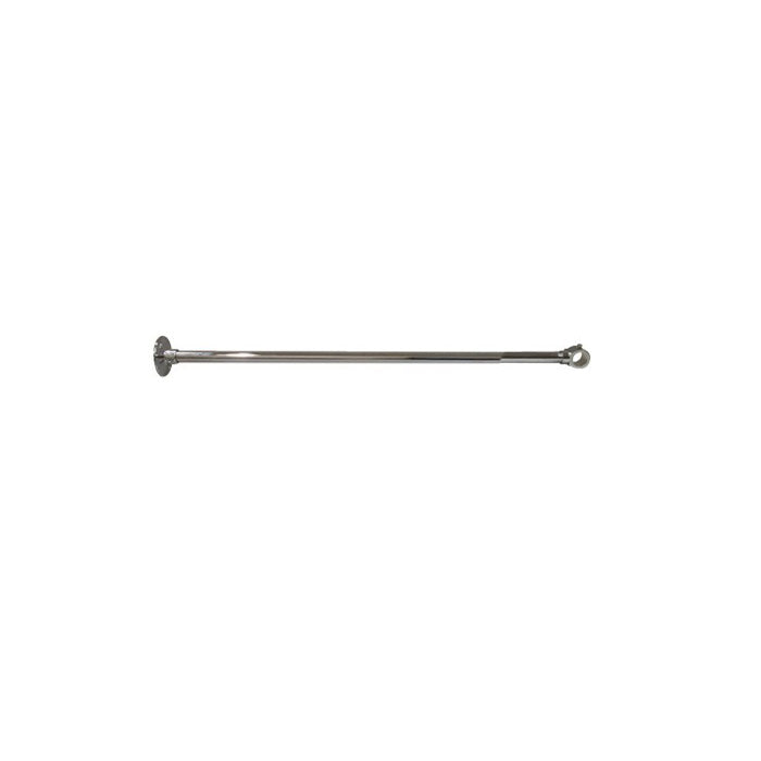 Shower Riser Pipe with Support Braces - Chrome | Alternative Image 02 | finish:Chrome