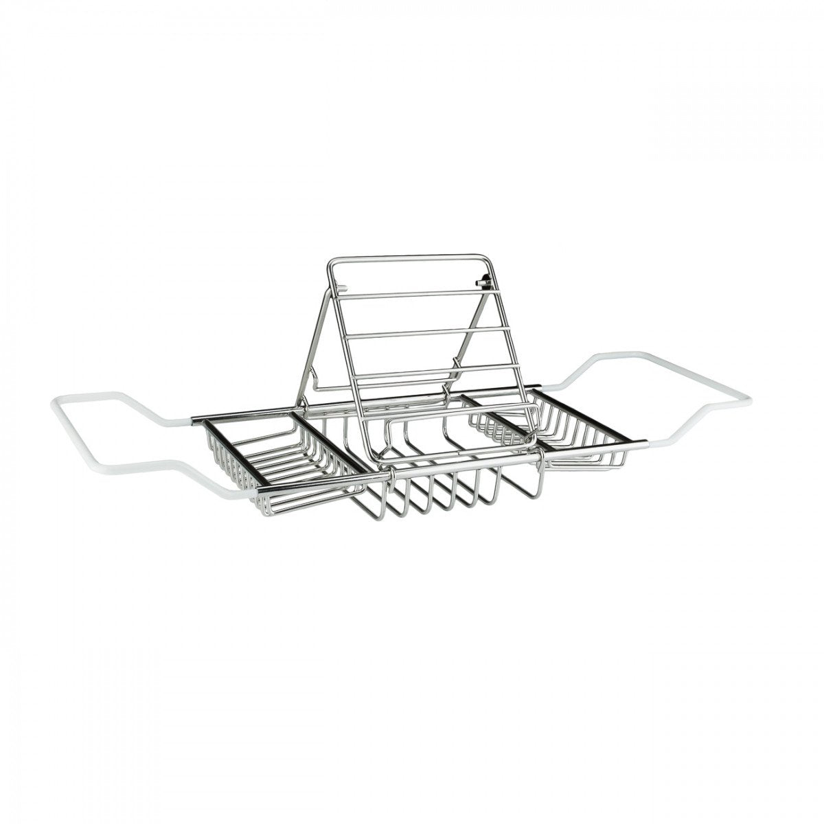 Tub Caddy with Reading Rack - Chrome | Alternative Image 01 | finish:Chrome