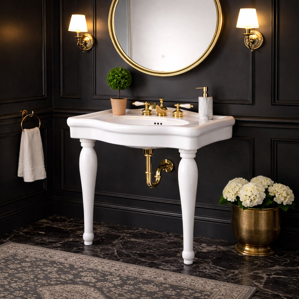 34 Inch Console Sink Traditional Console Sink | Alternative Image 01