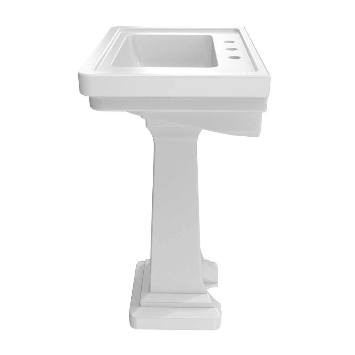 22 Inch Bathroom Pedestal Sink | Alternative Image 03