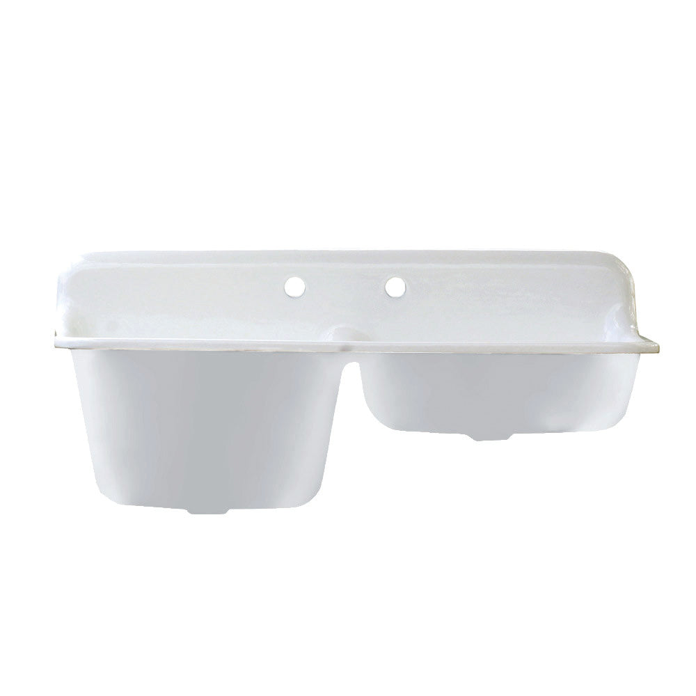 47 Inch High Back Cast Iron Sink | Alternative Image 03