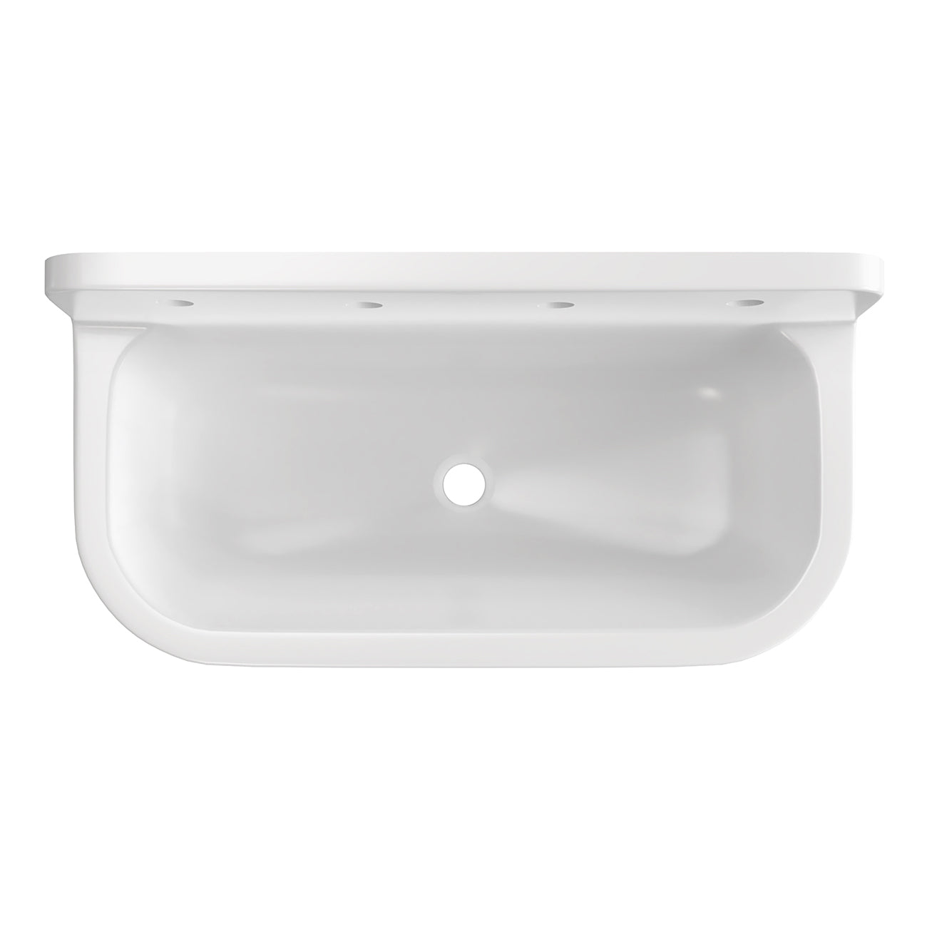 Nicholas 36 Inch Cast Iron Kitchen / Bathroom Sink 2 Pair of 8" Faucet Drillings | Alternative Image 04
