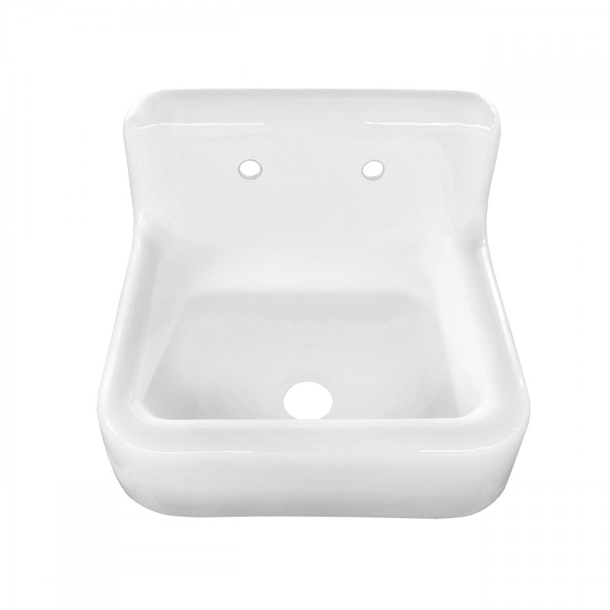 25" Cast Iron High Back Sink | Alternative Image 03