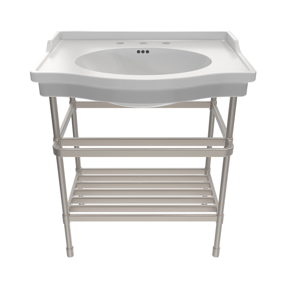 30 INCH BATHROOM CONSOLE SINK | Alternative Image 02 | finish:Brushed Nickel