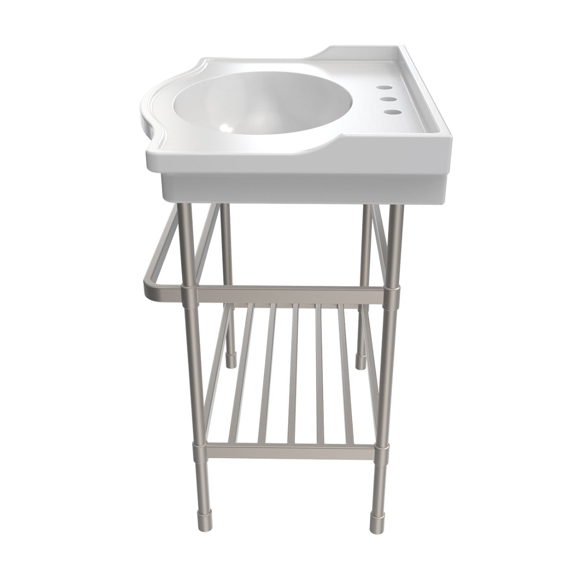30 INCH BATHROOM CONSOLE SINK | Alternative Image 03 | finish:Brushed Nickel