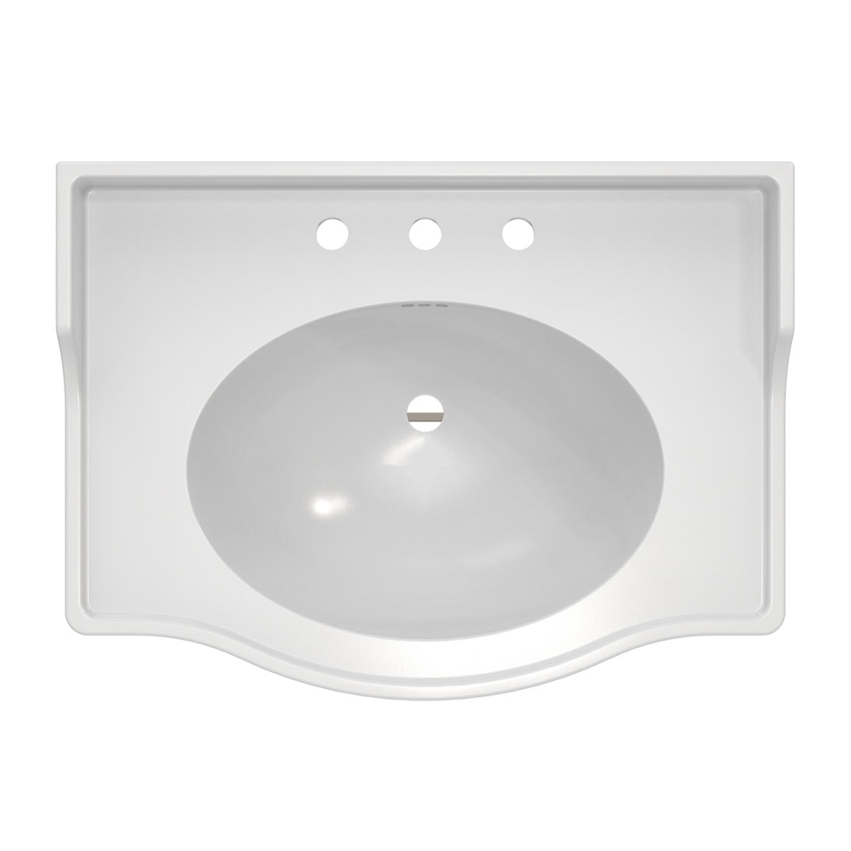 30 INCH BATHROOM CONSOLE SINK | Alternative Image 04 | finish:Brushed Nickel
