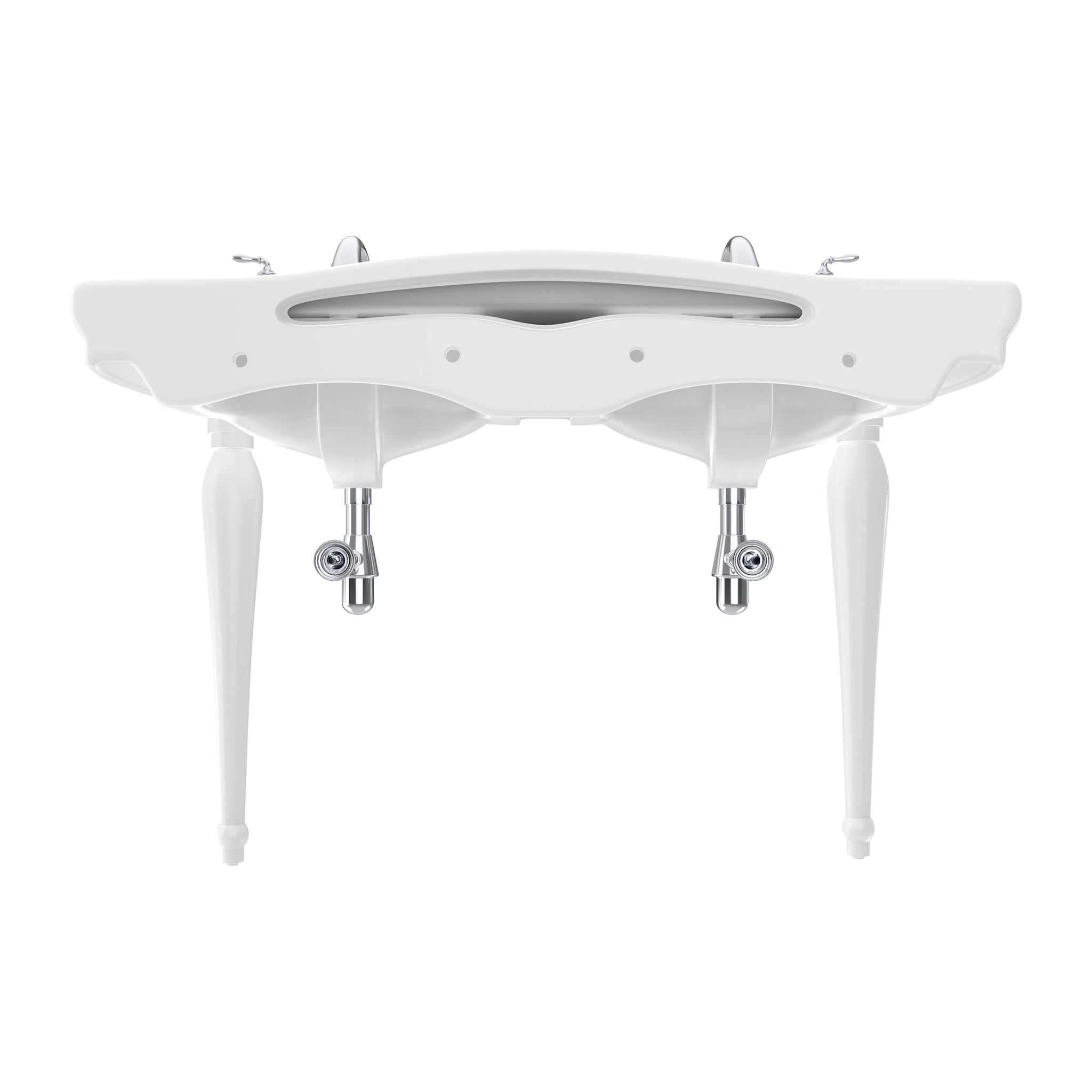 Augusta 48 Inch Double Bowl Console Sink | Alternative Image 06