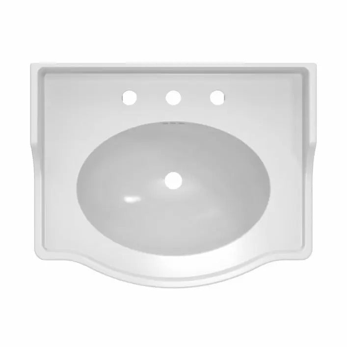 25 Inch Bathroom Console Sink | Alternative Image 04 | finish:Polished Stainless Steel