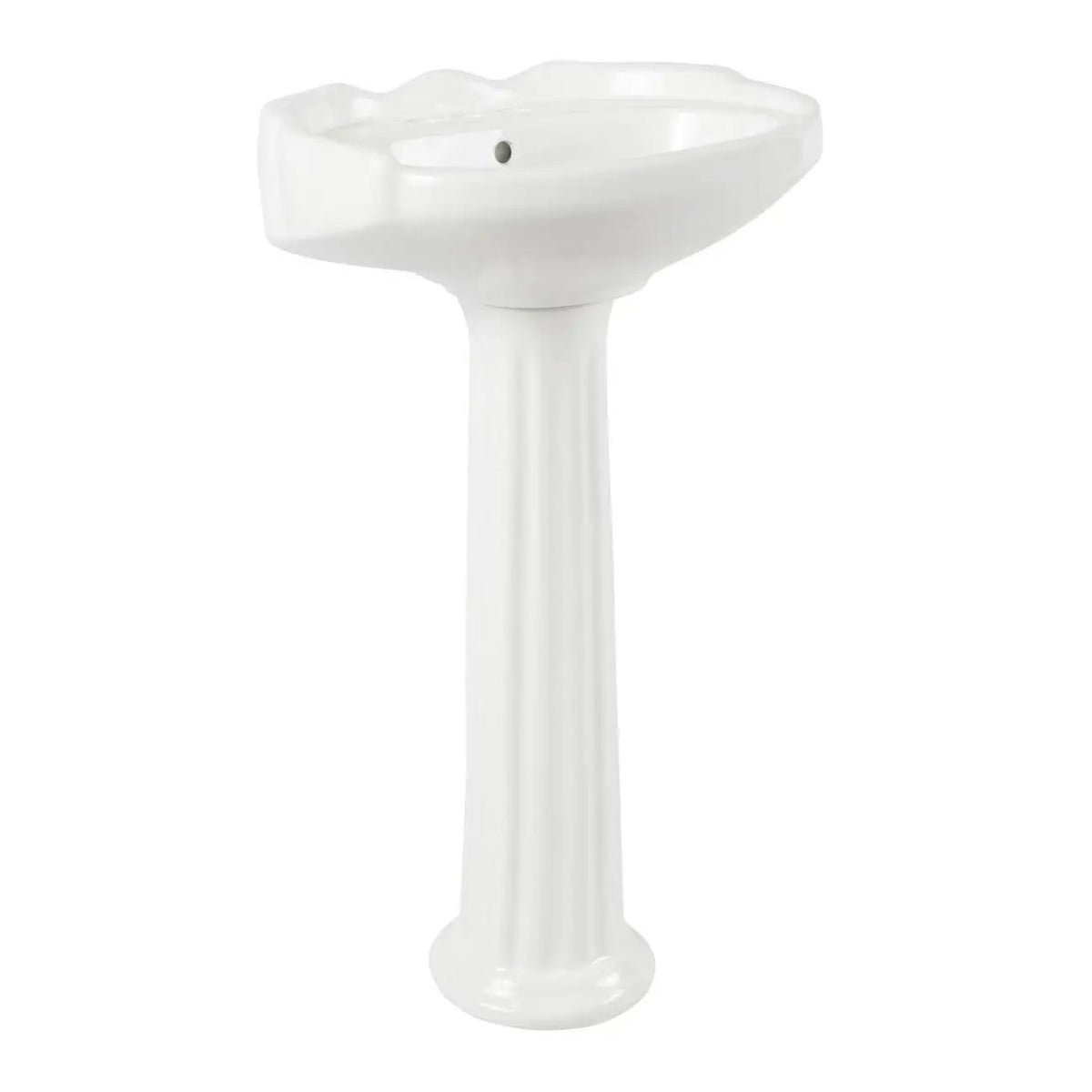 20 Inch Pedestal Sink - 4 Inch Faucet Center | Alternative Image 03