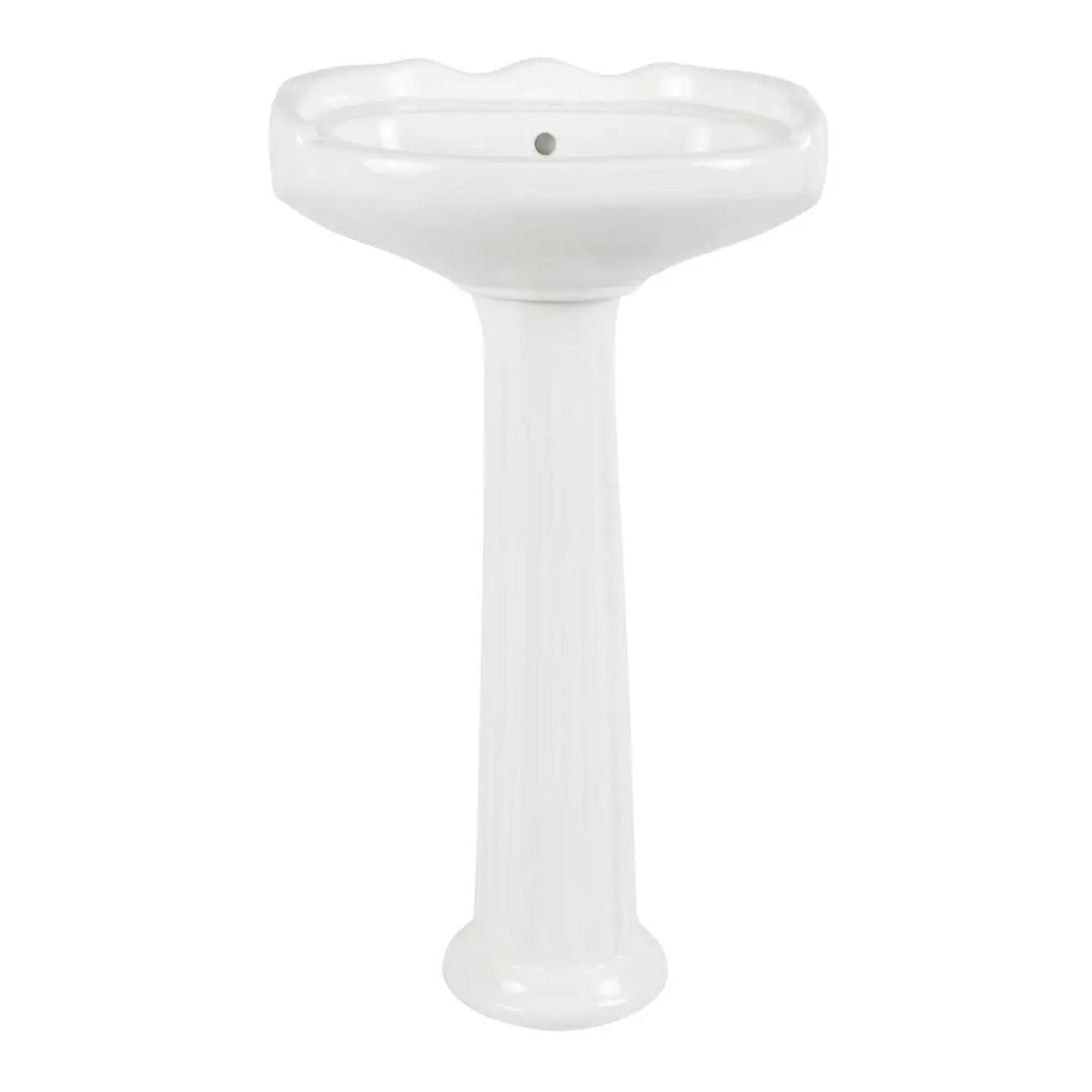 20 Inch Pedestal Sink - 4 Inch Faucet Center | Alternative Image 02
